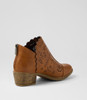 Arino Cognac Ankle Boots