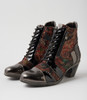 Zolika Antique Multi Lace Up Boots