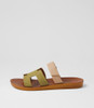Kistali Olive Latte Sandals