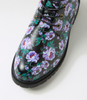 Vakka Black Purple Floral Ankle Boots