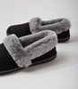Slipon Black Multi Slippers
