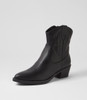 Leenie Black Ankle Boots