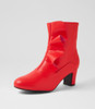Kister Red Ankle Boots