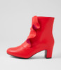 Kister Red Ankle Boots