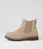 Veleen Misty Nubuck Pu Chelsea Boots