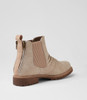 Veleen Misty Nubuck Pu Chelsea Boots