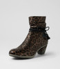 Zonte Leopard Fabric Ankle Boots