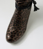 Zonte Leopard Fabric Ankle Boots