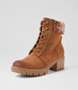 Wilkern Tan Nubuck Pu Ankle Boots