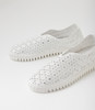 Udell White Flat Shoes
