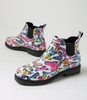 Baia White Butterfly Gumboot Ankle Boots