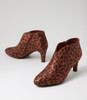 Ishee W Leopard Microsuede Ankle Boots