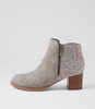 Justean Misty Splash Multi Ankle Boots