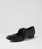 Elito Black Flat Shoes