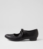 Elito Black Flat Shoes