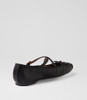 Sabine Black Flat Shoes
