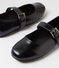 Skooch Black Flat Shoes