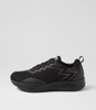 Yuhoo Black Mesh Sneakers