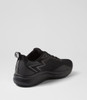 Yuhoo Black Mesh Sneakers