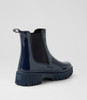 Karina Navy Gumboot Ankle Boots