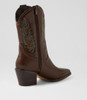 Yeehaw Choc Green Stitch Calf Boots