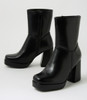 Baddies Black Ankle Boots