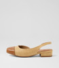 Bonsoon Tan Natural Synthetic Raffia Heels