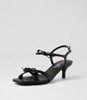 Scullie Black Sandals