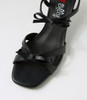 Scullie Black Sandals