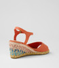Frazzy Orange Multi Rope Sandals