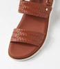Bizzkit Dark Tan Weave Sandals