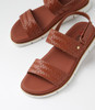 Bizzkit Dark Tan Weave Sandals