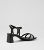 Serpenti Black Sandals