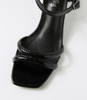 Serpenti Black Sandals
