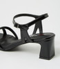 Serpenti Black Sandals
