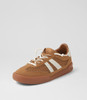 Prognosis Tan Microsuede Sneakers