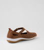 Ardon Tan Nubuck Pu Flat Shoes