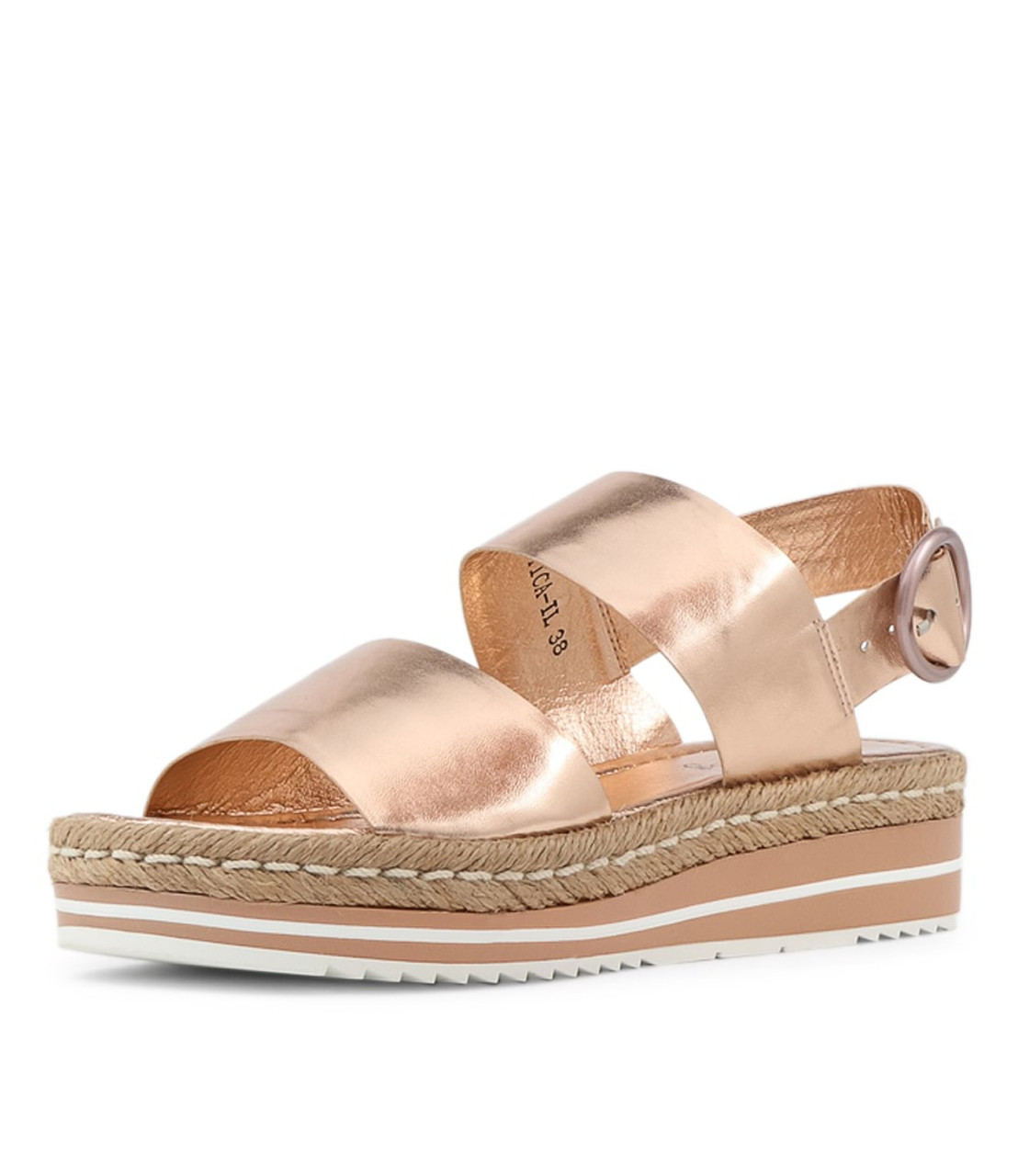 Attica Rose Gold Sandals I Love Billy