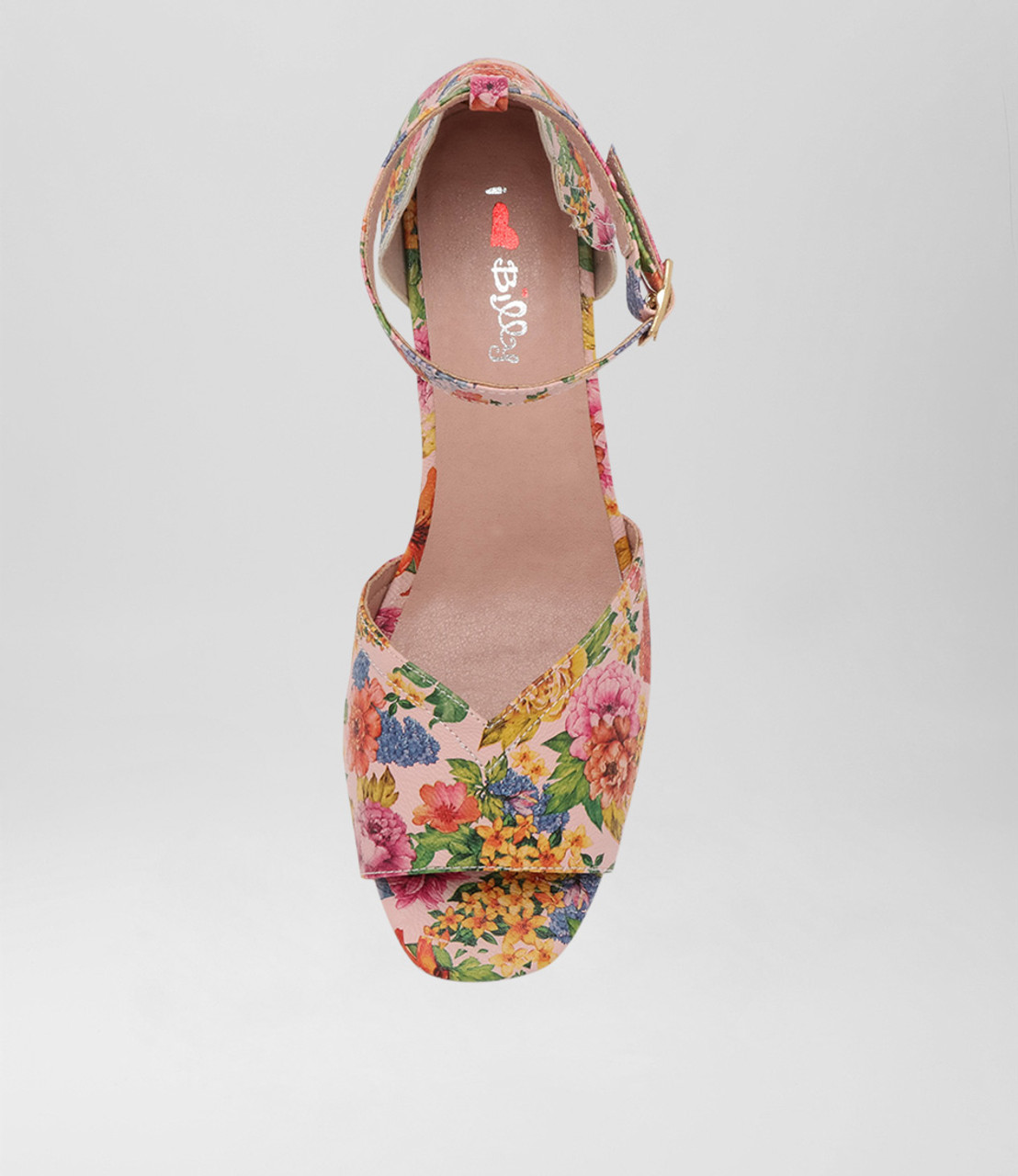 Wileda Pink Floral Sandals I Love Billy