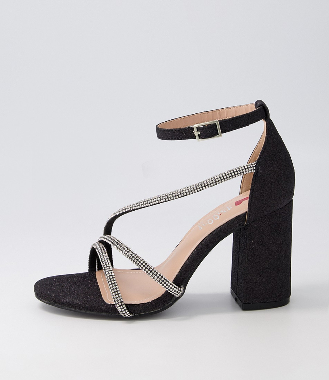 FitFlop Lulu Glitter Toe Post Sandals Black – Bstore