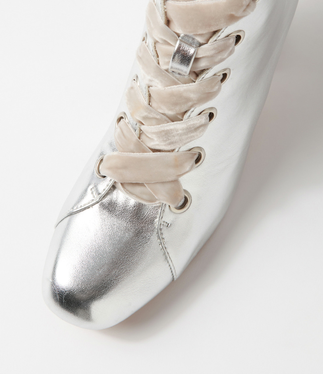 Yonita Silver Lace Up Boots - I Love Billy