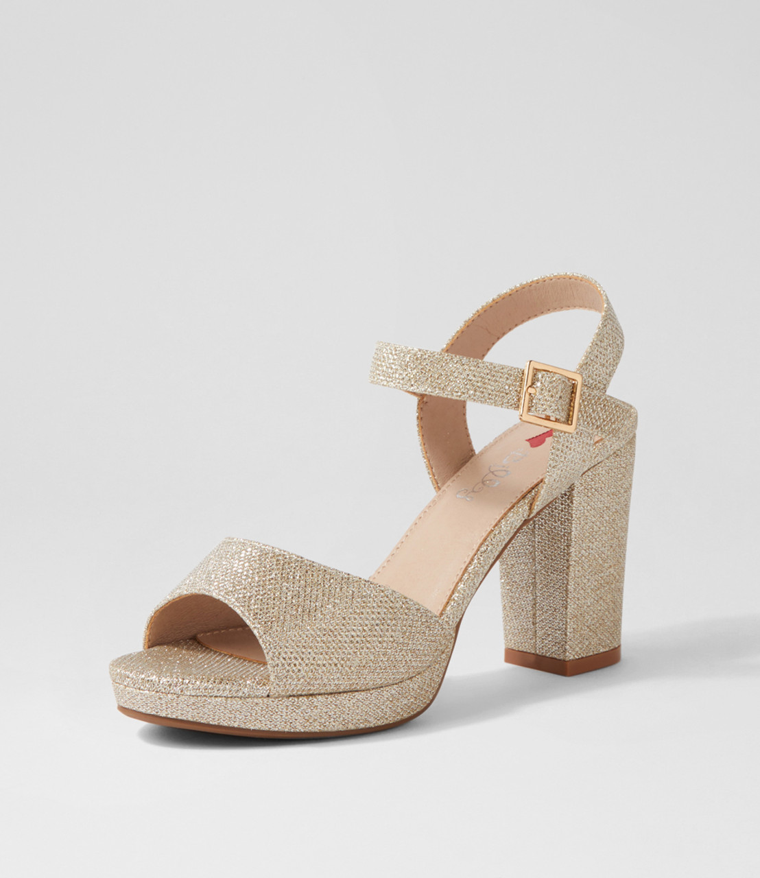 T shaped Light Gold Kohla Wedges – THE ALTER