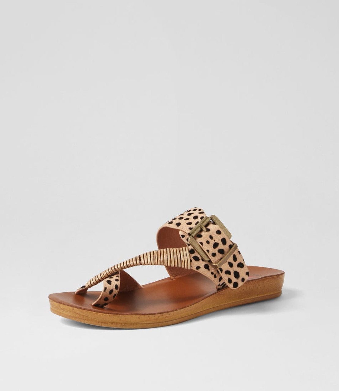 Cheetah hot sale flat sandals