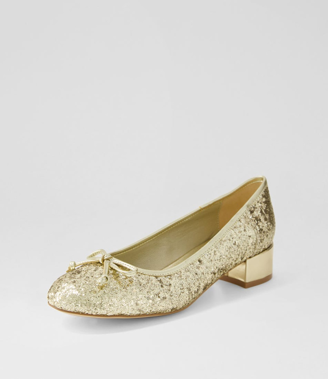 Artine Champagne Glitter Heels - I Love Billy