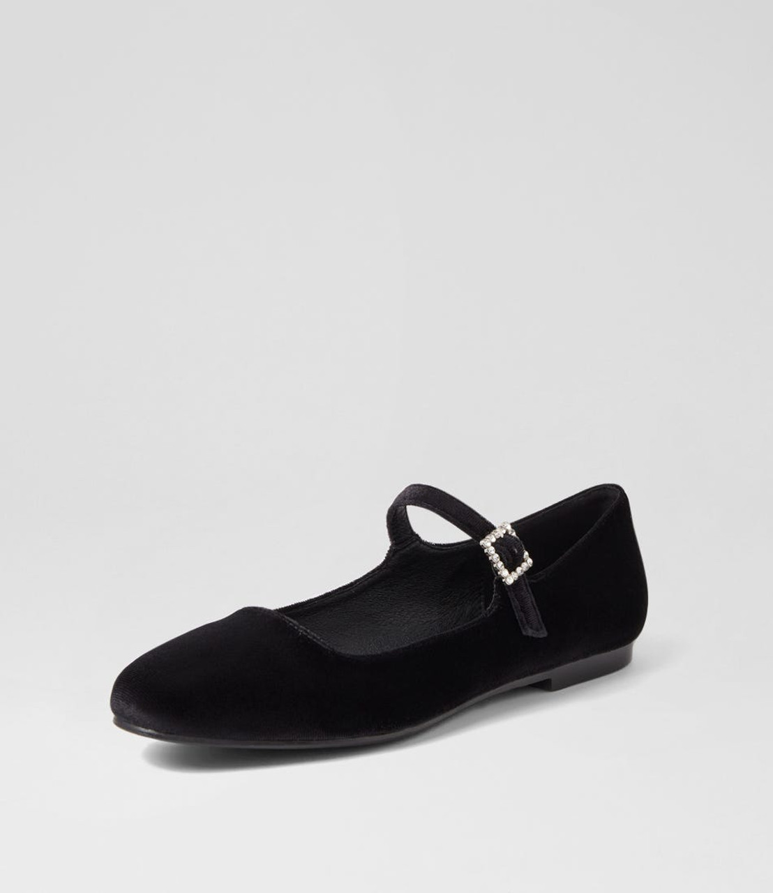 Velvet flats VICTORIA'S SECRET Black size 39 EU in Velvet - 35608590