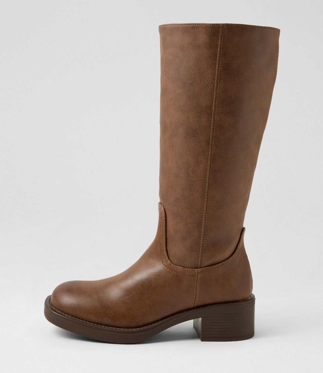 Illuminate Choc Knee High Boots - I Love Billy