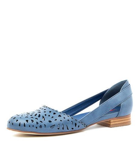 ALKOXY DENIM FLATS