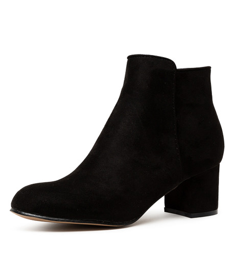 KARDA BLACK ANKLE BOOTS