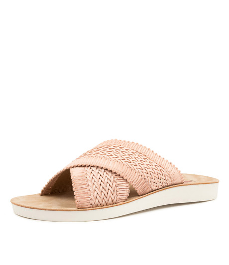 NILTIE PINK WEAVE SANDALS