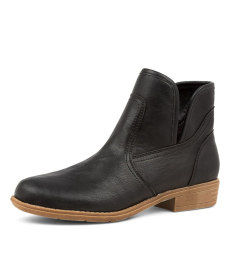 RASIA BLACK ANKLE BOOTS